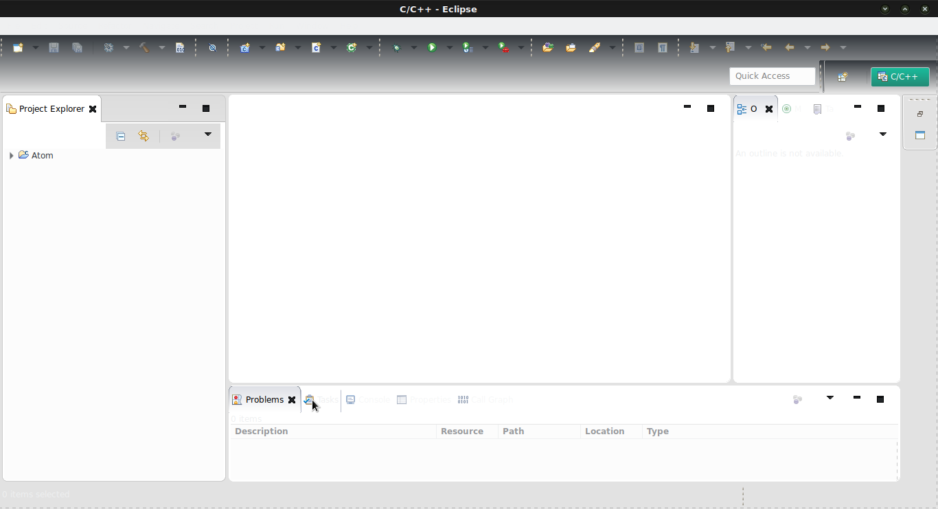 Eclipse 4.5.1 running under Manjaro