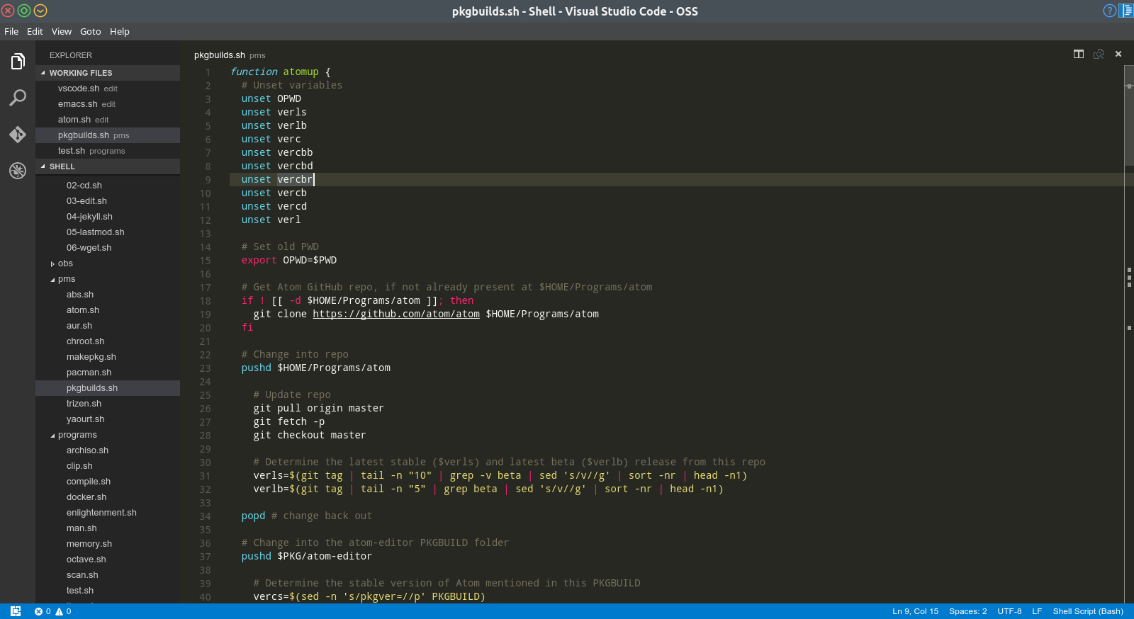 Visual Studio Code 1.0.0