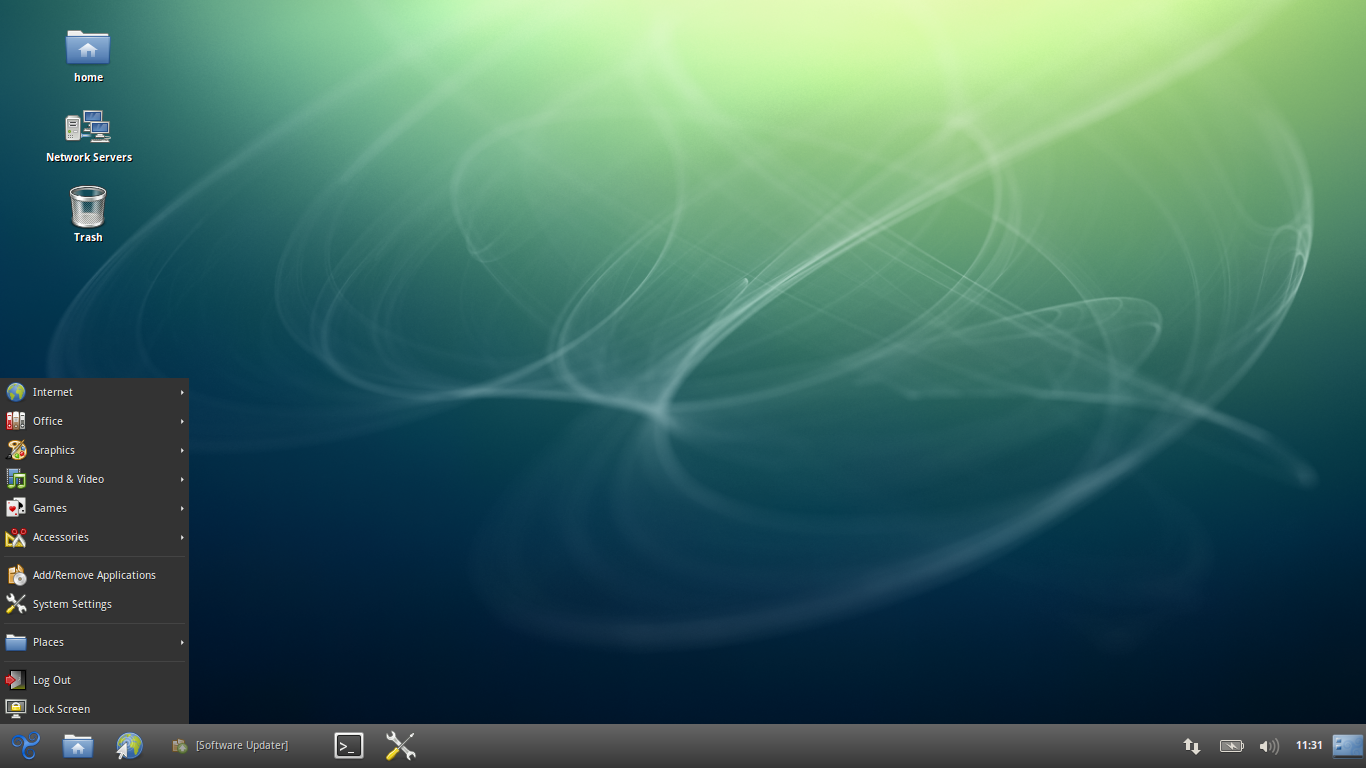 Trisquel 7 running its modified version of the GNOME 3.8.4
